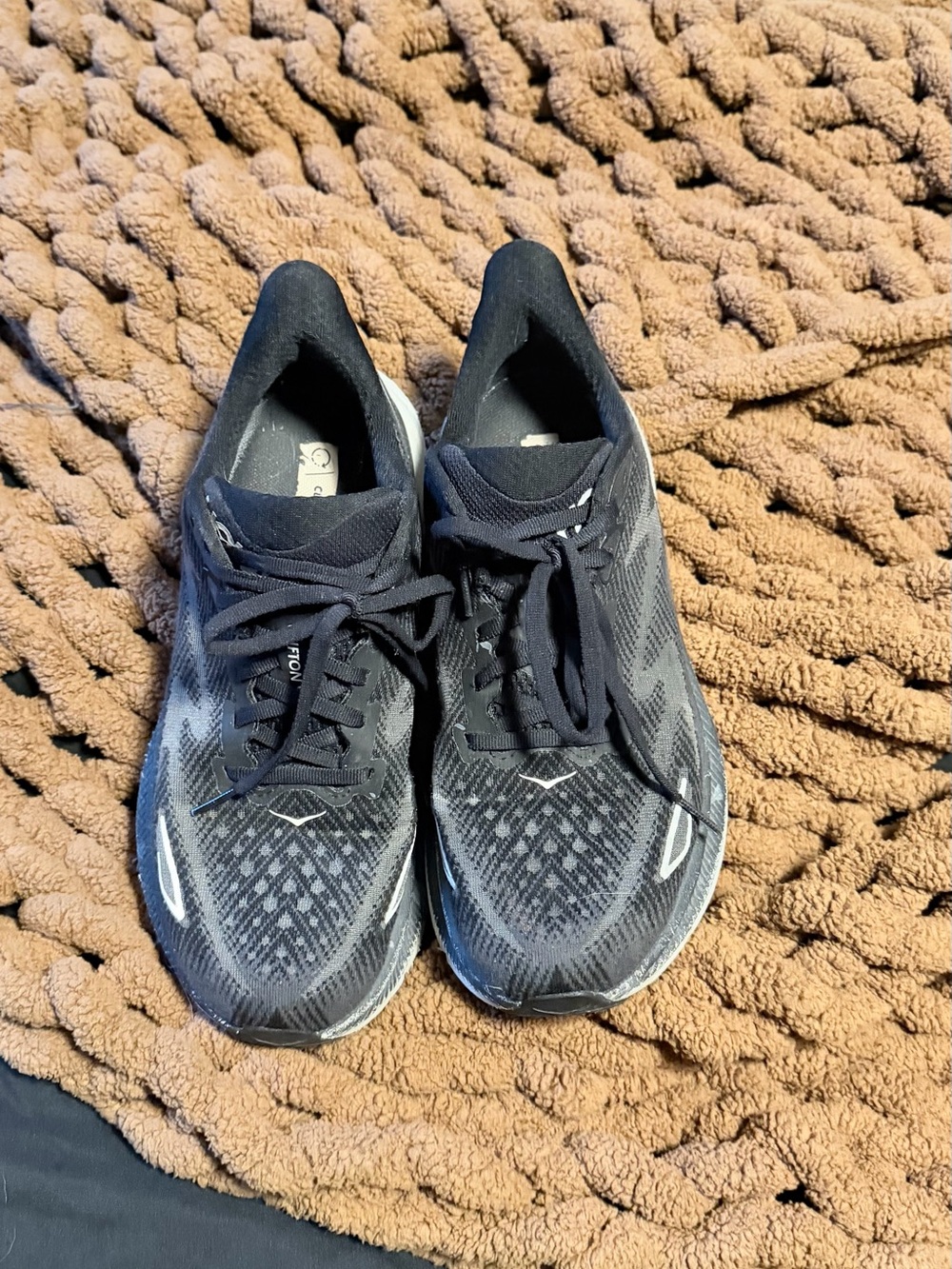 Hoka Black Men's Athletic Running Shoes